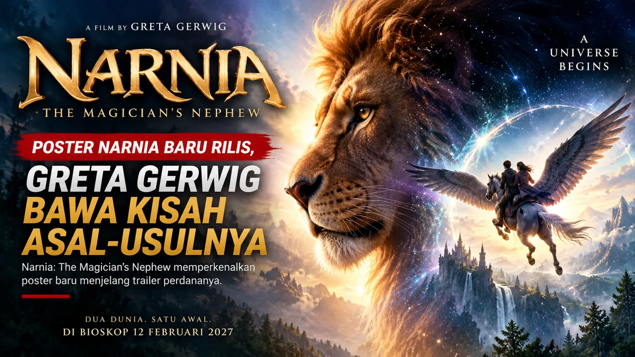 Poster Narnia Baru Rilis, Greta Gerwig Bawa Kisah Asal-Usulnya