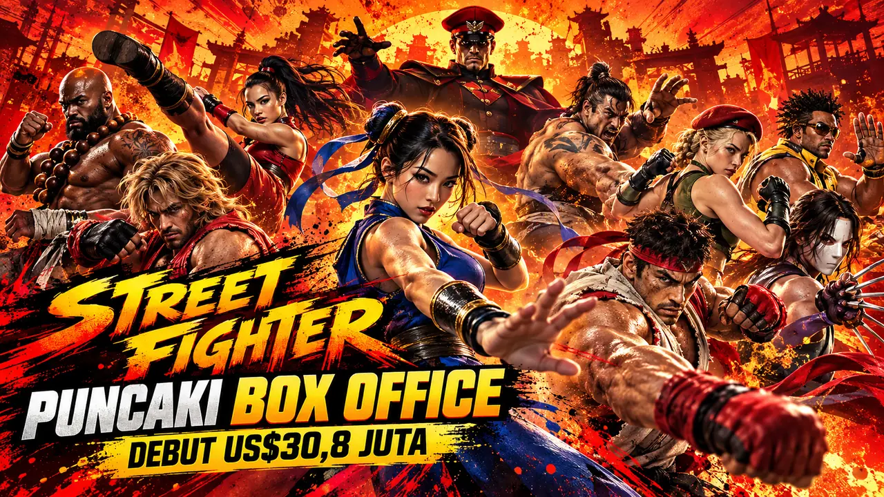 Street Fighter Puncaki Box Office dengan Debut US$30,8 Juta