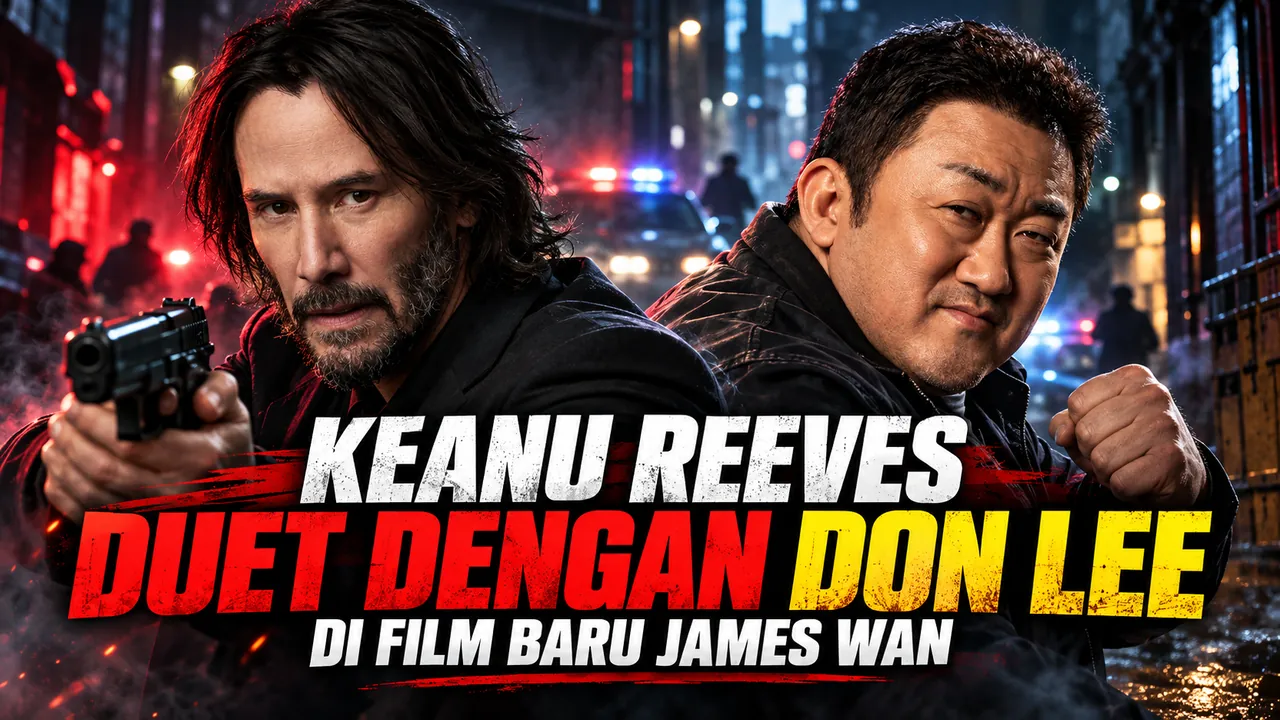 Keanu Reeves Berpeluang Berduet dengan Don Lee di Film James Wan